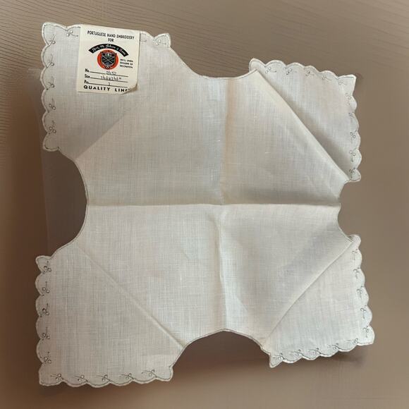 Vintage Linen Bread Rolls Warmer No. 2452– Made in Madiera, Portugal (Benj) NWT - Picture 1 of 8